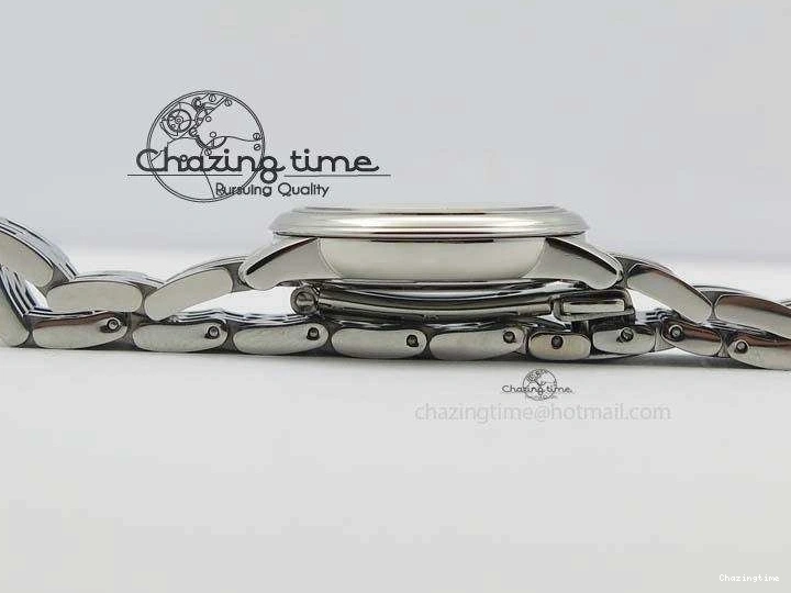 0505 Colorful De Ville 27mm Ladies MK 1:1 Best Edition White MOP Dial On SS Bracelet Ronda Quartz 8191